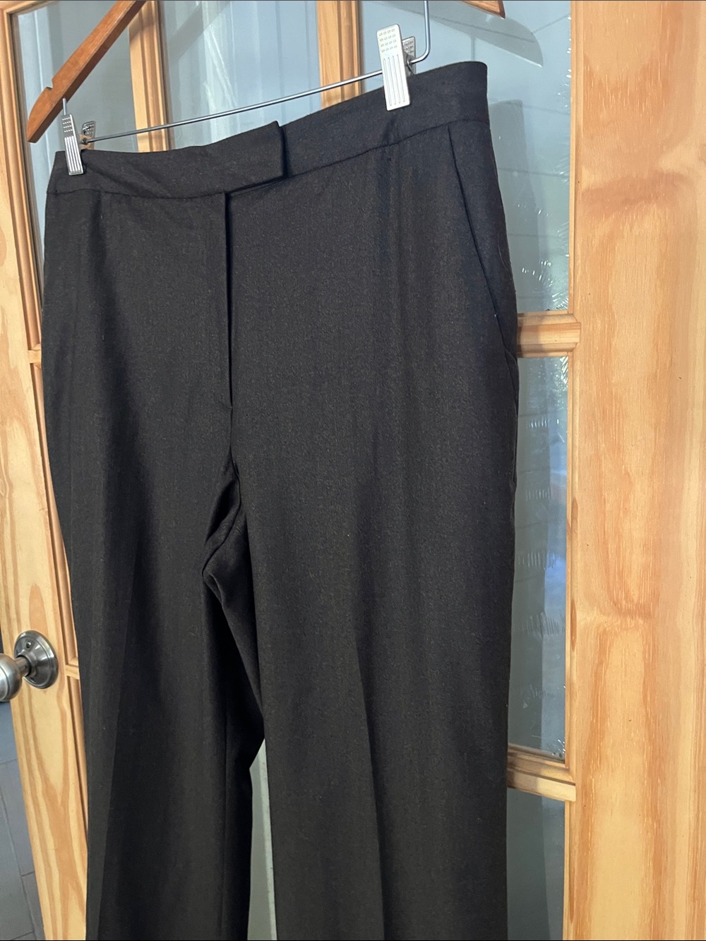 Brooks Brothers Wool Trousers 12 Brown Vitale Barberis Canonico Italy - Picture 3 of 11